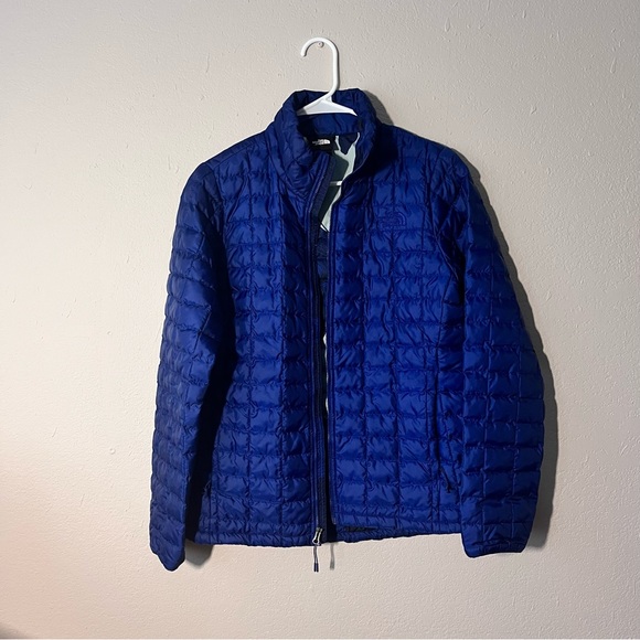 The North Face Jacket Womens Medium Down Blue Puffer Jacket - Picture 2 of 7
